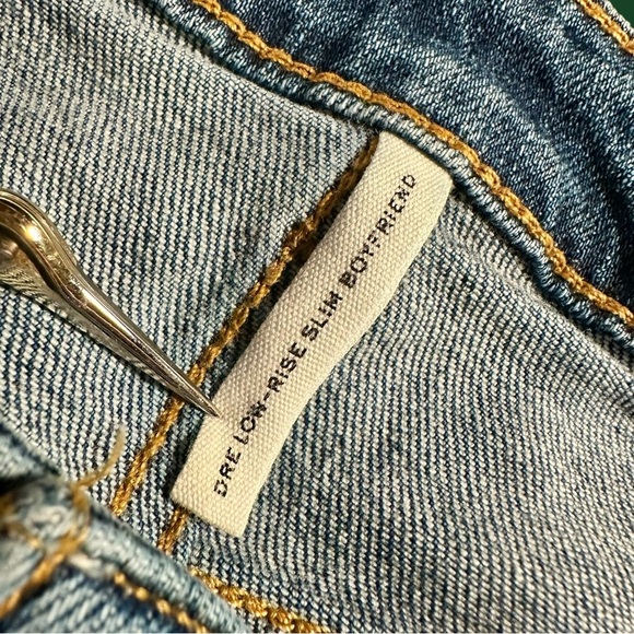 Rag & Bone ‘Dre’ Low-Rise Slim Boyfriend Ankle Jeans in “Julienne” Wash Size 26 - Picture 3 of 16